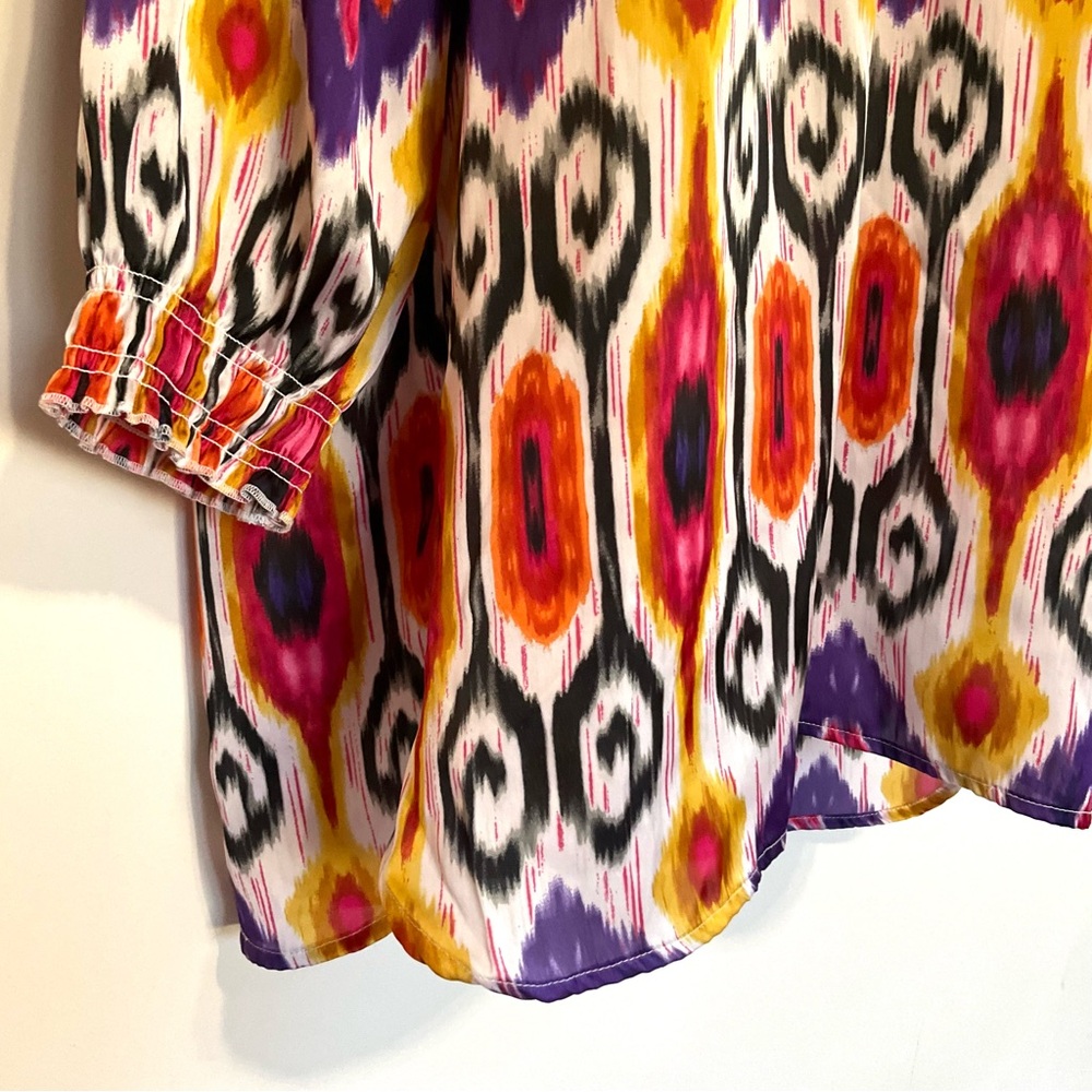 Chico's Multicolor Patterned Tunic Top - image 5